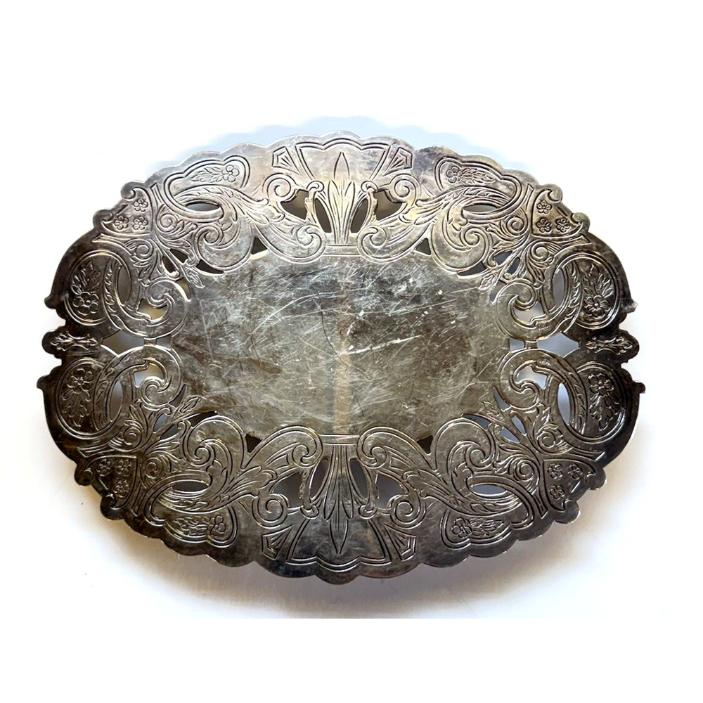 Wallace Silverplate 7310 Trivet~HotPlate~Candle Holder-Elegant Riser